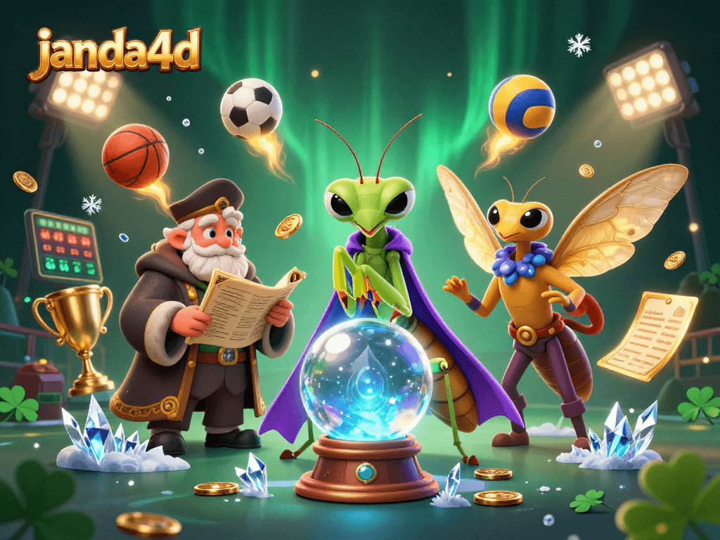 Engage with janda4d's thrilling atmosphere featuring a fortune teller and sports elements.