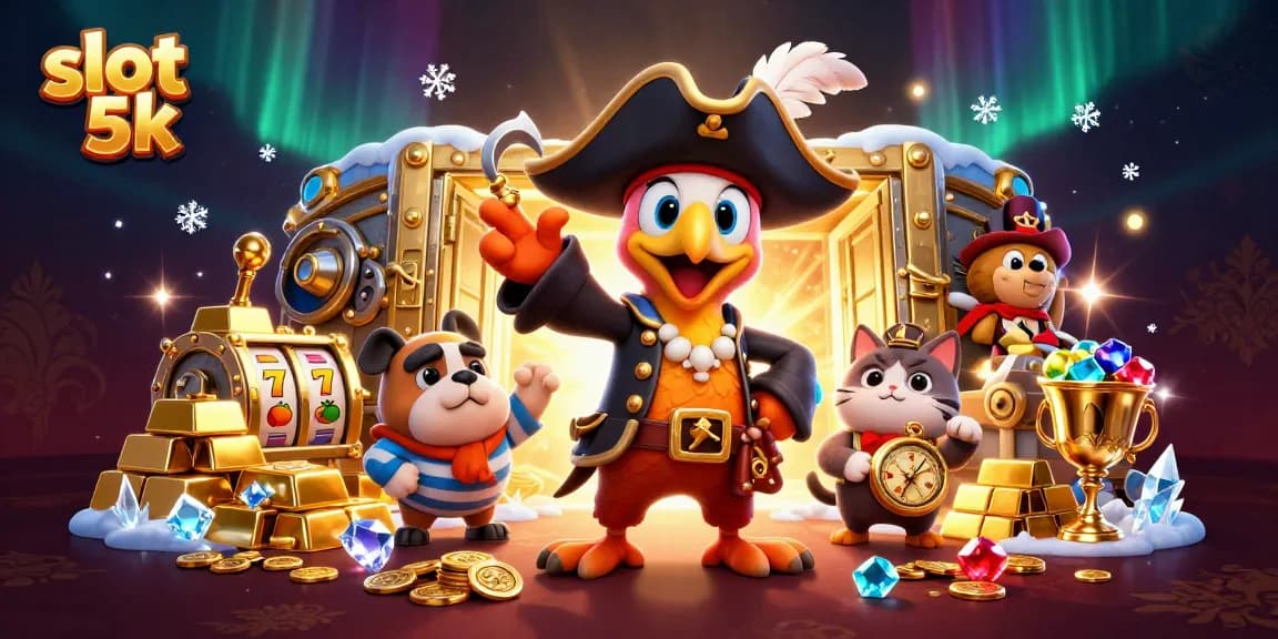 Experience thrilling big wins at slot 5k with an exciting 3D casino adventure featuring vibrant characters and sparkling treasures.