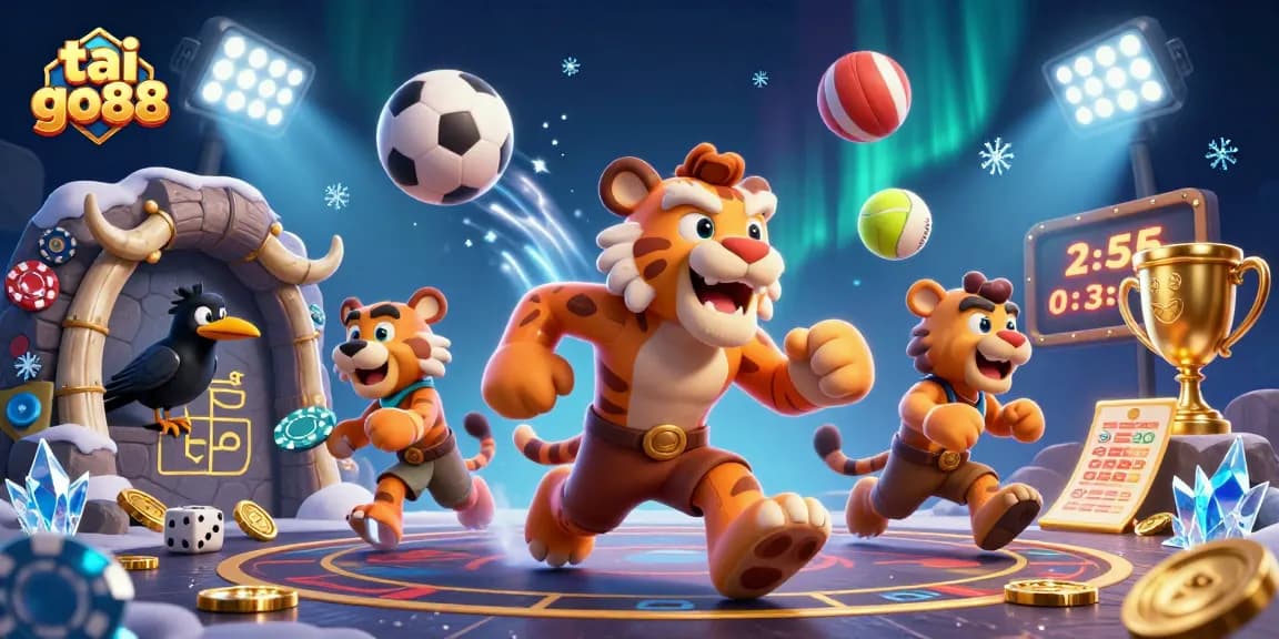 Join the thrilling action at tai go88 where the caveman duo and sabertooth tiger run a lively prehistoric casino.