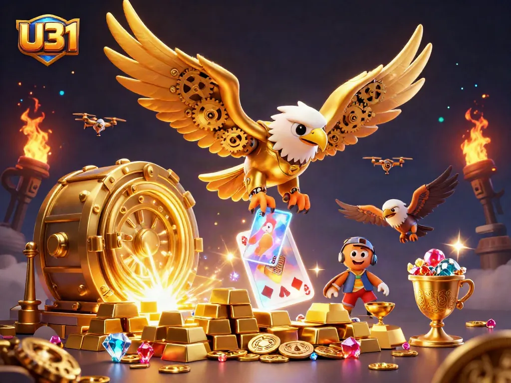 Engage with U31's thrilling gameplay featuring dynamic characters and vibrant casino elements