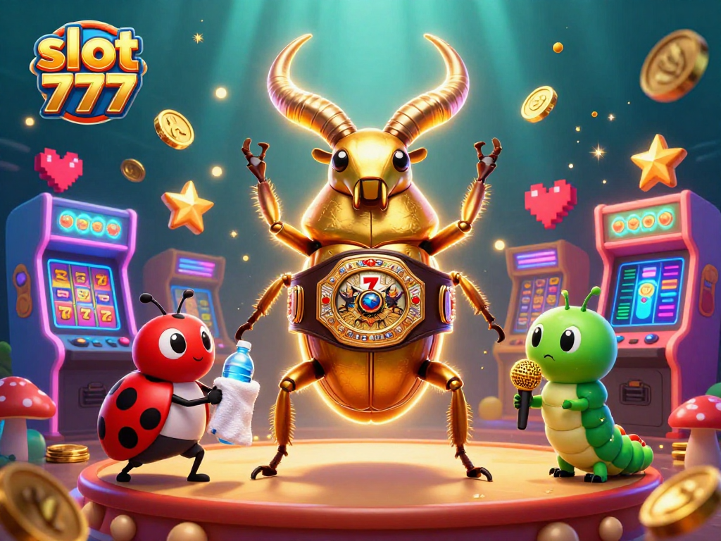 Engage with slot 777 in an exciting casino scene featuring vibrant characters and game elements.