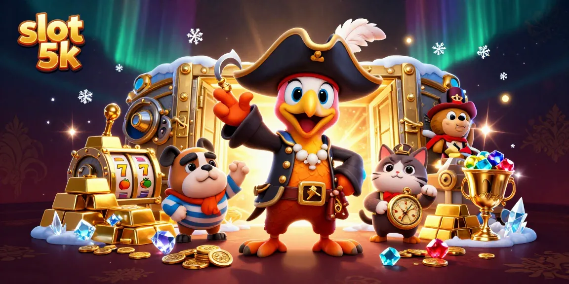 Experience thrilling big wins at slot 5k with an exciting 3D casino adventure featuring vibrant characters and sparkling treasures.