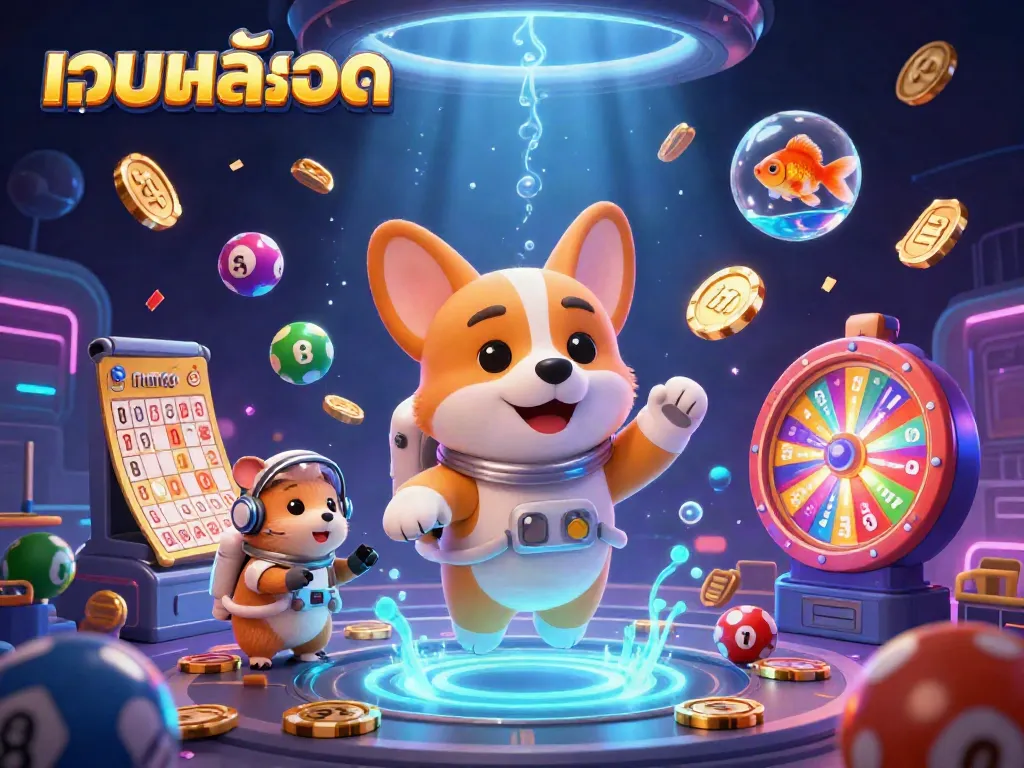 หมุนเว็บสล็อต จากคาสิโนในอวกาศที่มีตัวการ์ตูน 3D สุดน่ารัก