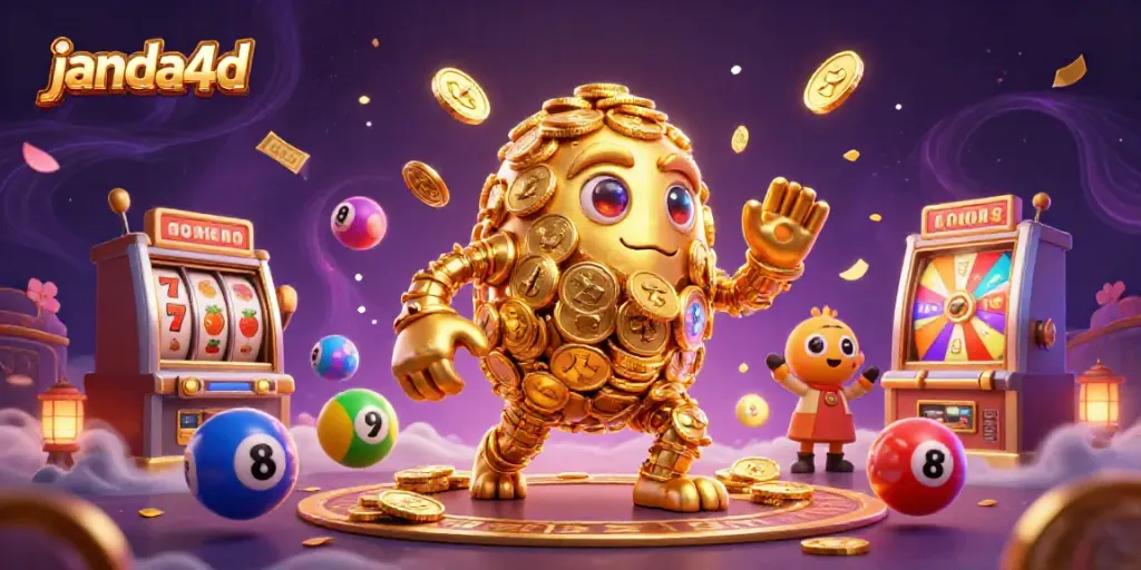 Menggandakan keseruan permainan di janda4d dengan golem emas, bola lotere, dan mesin slot.