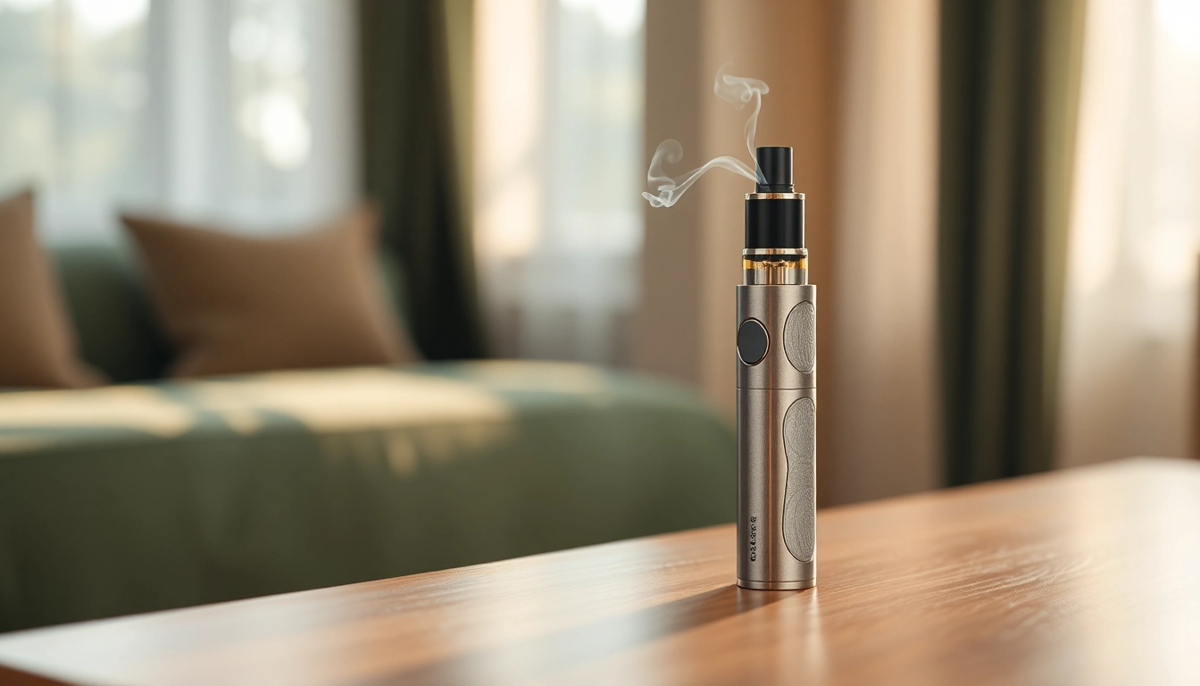 Elevate your experience with sleek Cannabis Vape pen showcasing intricate design.