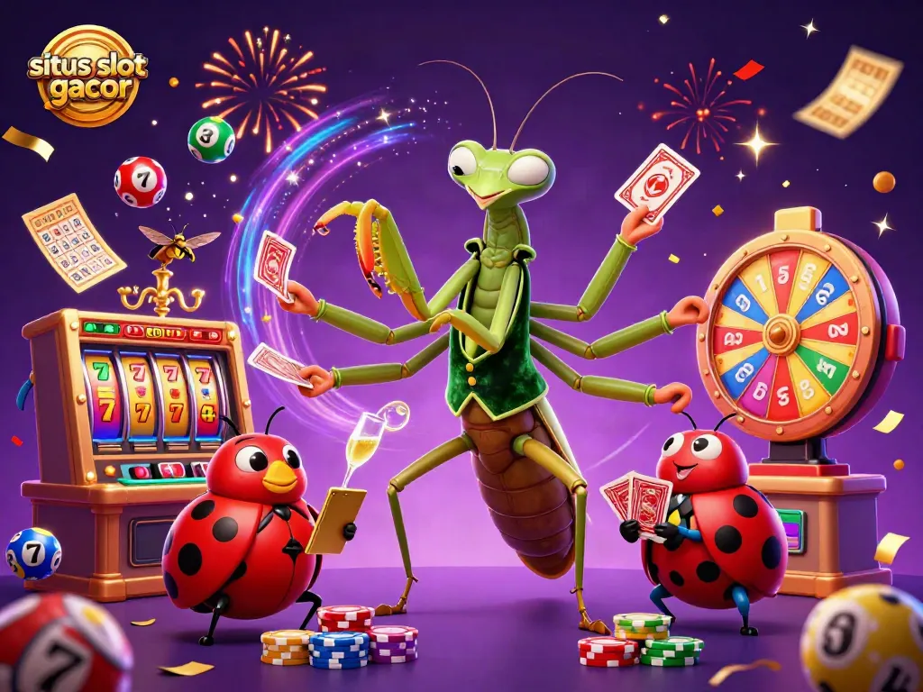 Rasakan keseruan bermain situs slot gacor dengan gambar ilustrasi 3D yang memukau dari karakter unik dan elemen permainan menarik.
