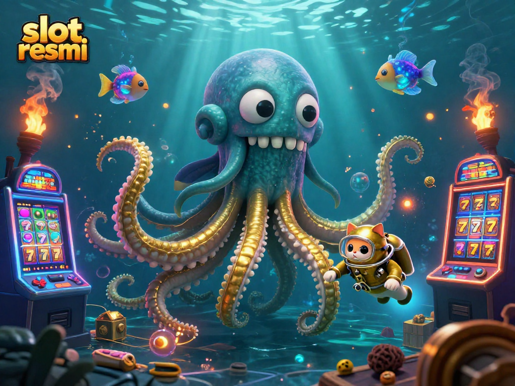 Experience the excitement of slot resmi gaming with dynamic characters and vibrant casino elements.