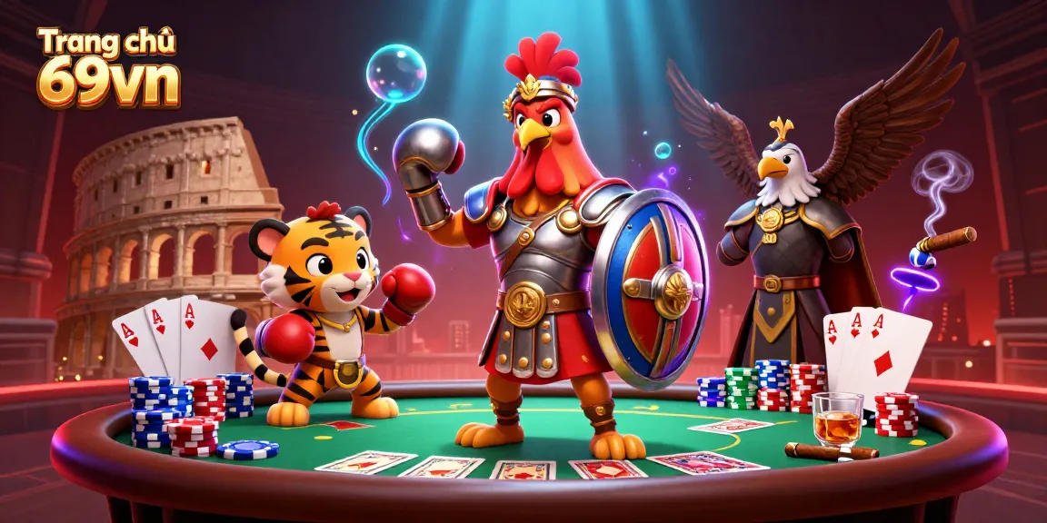 Play exciting games at Trang chủ 69vn with engaging poker elements and vibrant characters.
