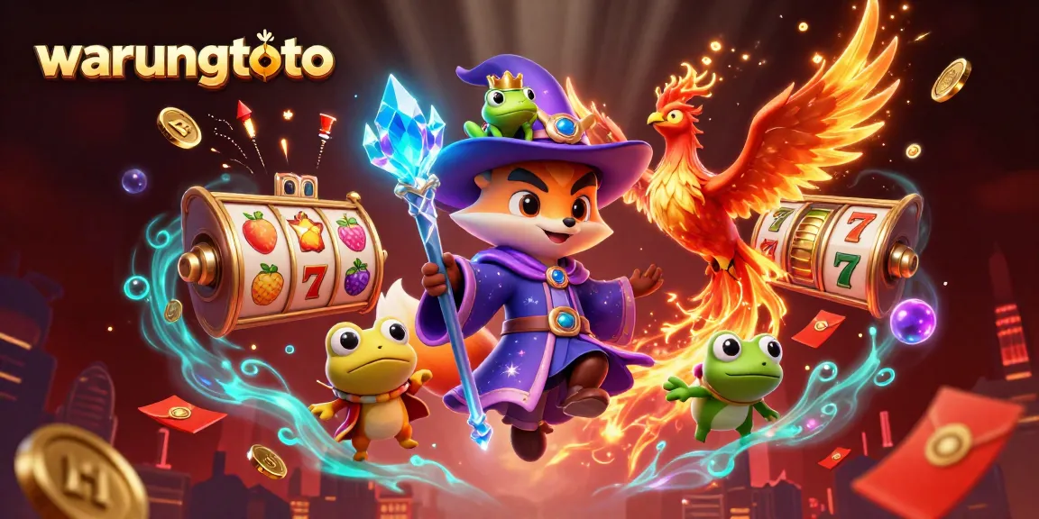 Engage with warungtoto and explore the vibrant casino world led by a mystical wizard fox.