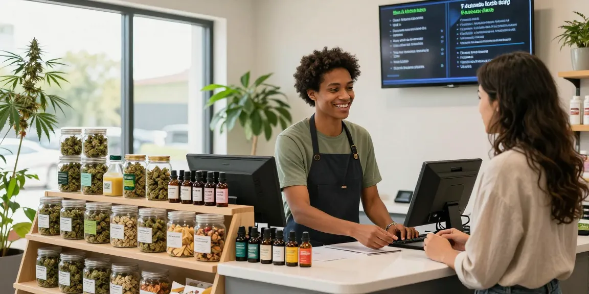 Buy weed online at Canna City cannabis shop showcasing premium products in a welcoming environment.