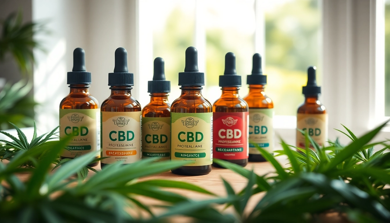 Showcase CBD products highlighting their natural ingredients and health benefits.
