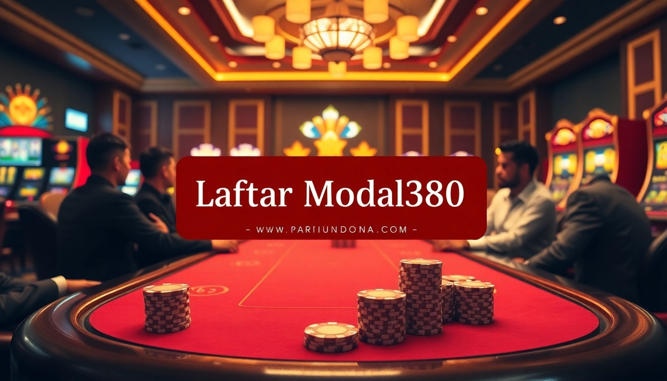 Engaging scene of poker players with Daftar Modal138 showcasing premium gambling excitement.