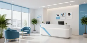 Hair transplant Turkey consultation in a modern healthcare clinic.