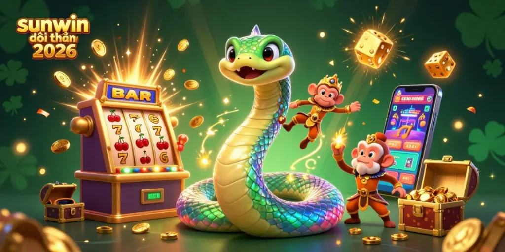 Experience the excitement of sunwin đổi thưởng 2026 with vibrant gaming elements and rich visual detail.